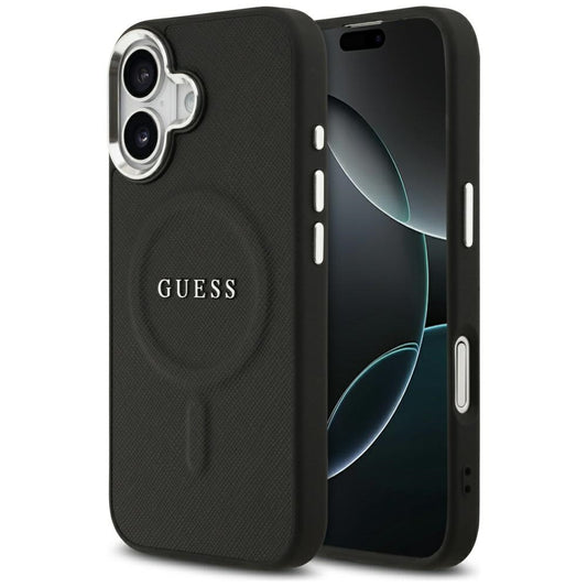Guess Classic Logo MagSafe Case for iPhone 17 - Black_0
