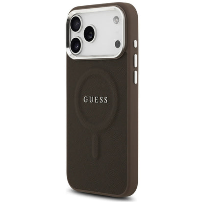 Guess Classic Logo MagSafe Case for iPhone 17 Pro - Brown_1