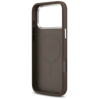Guess Classic Logo MagSafe Case for iPhone 17 Pro Max - Brown_6