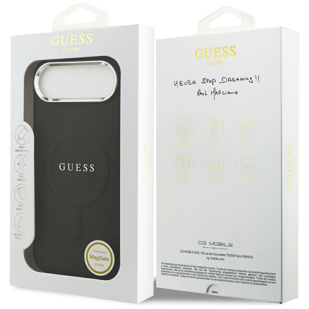Guess Classic Logo MagSafe Case for iPhone Air - Black_7