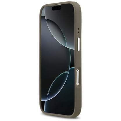 Guess Grained Big 4G Classic Logo iPhone 17 Case - Brown_4