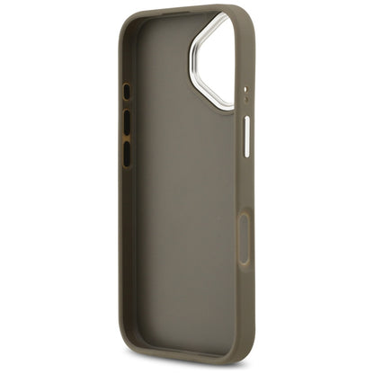 Guess Grained Big 4G Classic Logo iPhone 17 Case - Brown_6