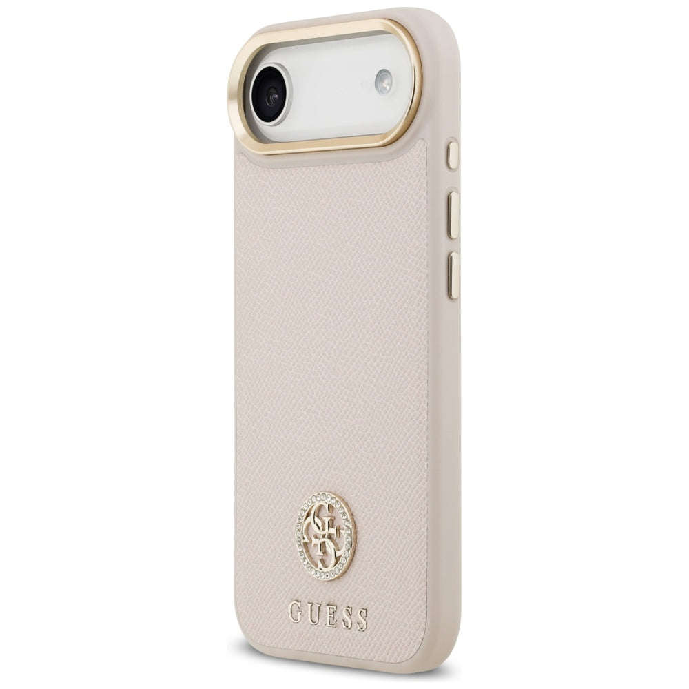 Guess Grained Strass Logo MagSafe iPhone Air Case - Pink_1