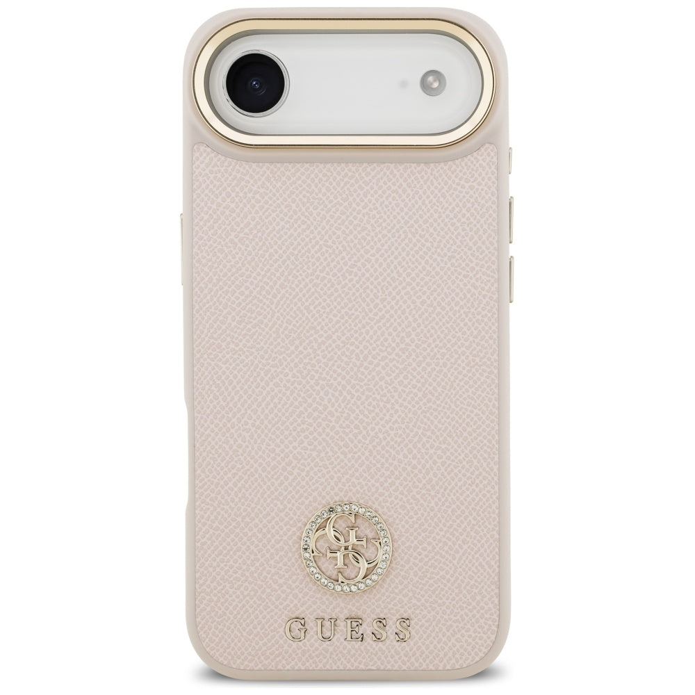 Guess Grained Strass Logo MagSafe iPhone Air Case - Pink_2