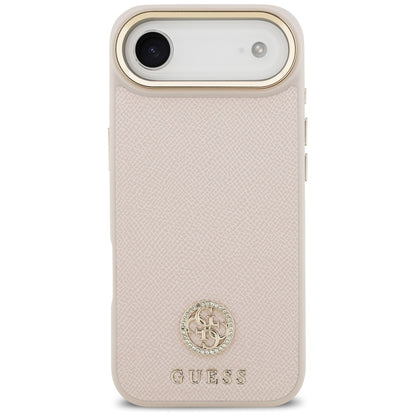 Guess Grained Strass Logo MagSafe iPhone Air Case - Pink_2