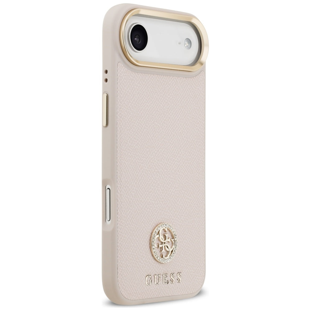 Guess Grained Strass Logo MagSafe iPhone Air Case - Pink_3