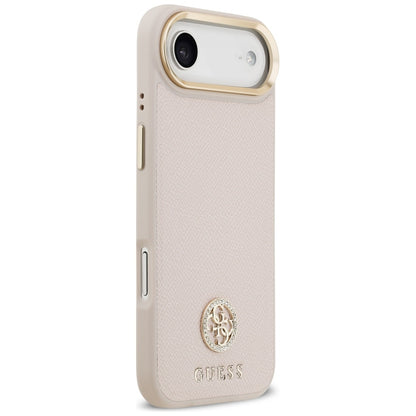 Guess Grained Strass Logo MagSafe iPhone Air Case - Pink_3