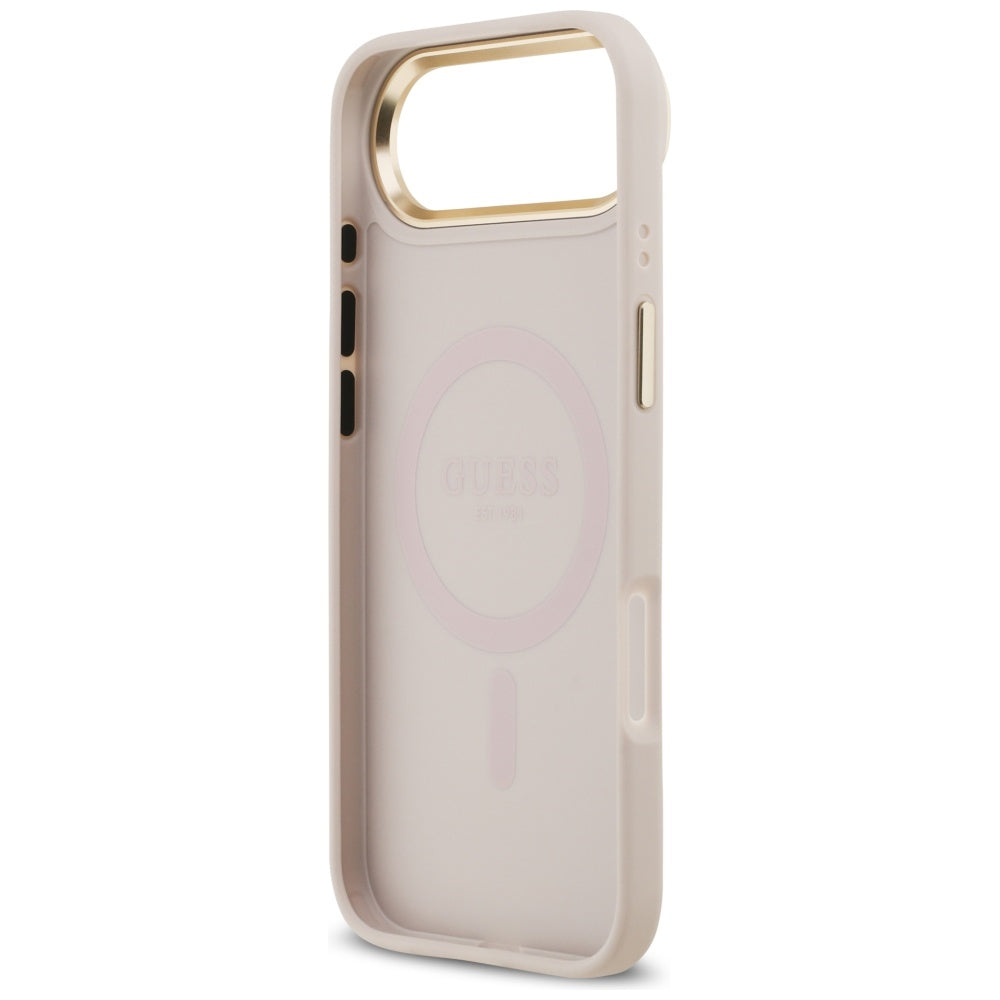 Guess Grained Strass Logo MagSafe iPhone Air Case - Pink_6