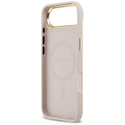 Guess Grained Strass Logo MagSafe iPhone Air Case - Pink_6