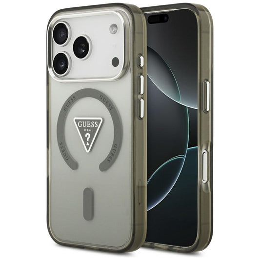 Guess IML Gradient Triangle Logo MagSafe Case for iPhone 17 Pro - Green_0
