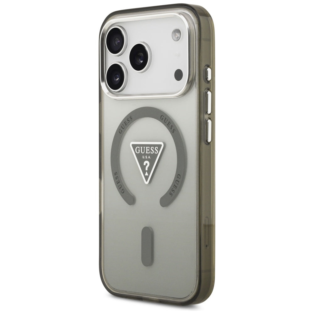 Guess IML Gradient Triangle Logo MagSafe Case for iPhone 17 Pro Max - Green_1