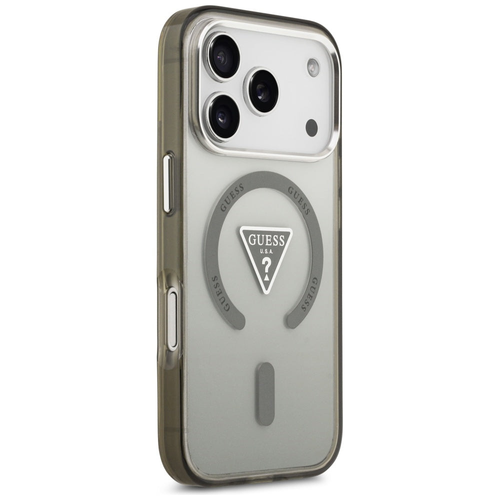 Guess IML Gradient Triangle Logo MagSafe Case for iPhone 17 Pro Max - Green_3