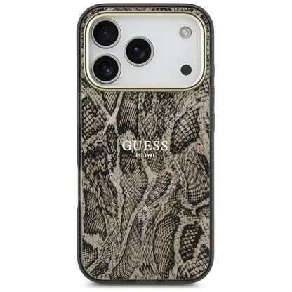 Guess Python Pattern MagSafe Case for iPhone 17 Pro - Brown_2