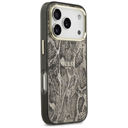 Guess Python Pattern MagSafe Case for iPhone 17 Pro - Brown_3