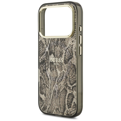 Guess Python Pattern MagSafe Case for iPhone 17 Pro - Brown_5