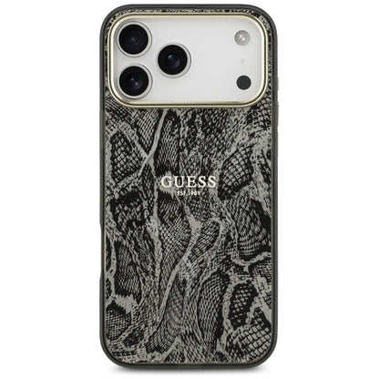 Guess Python Pattern MagSafe Case for iPhone 17 Pro Max - Black_2