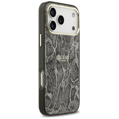 Guess Python Pattern MagSafe Case for iPhone 17 Pro Max - Black_3