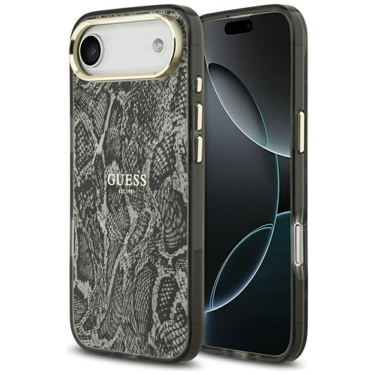Guess Python Pattern MagSafe Case for iPhone Air - Black_0