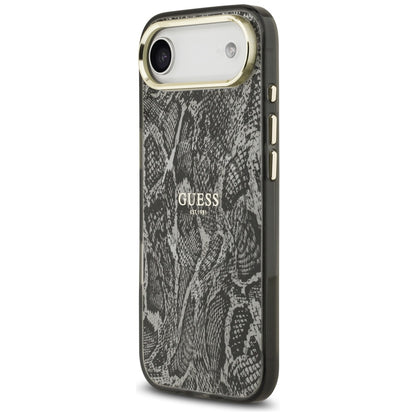 Guess Python Pattern MagSafe Case for iPhone Air - Black_1