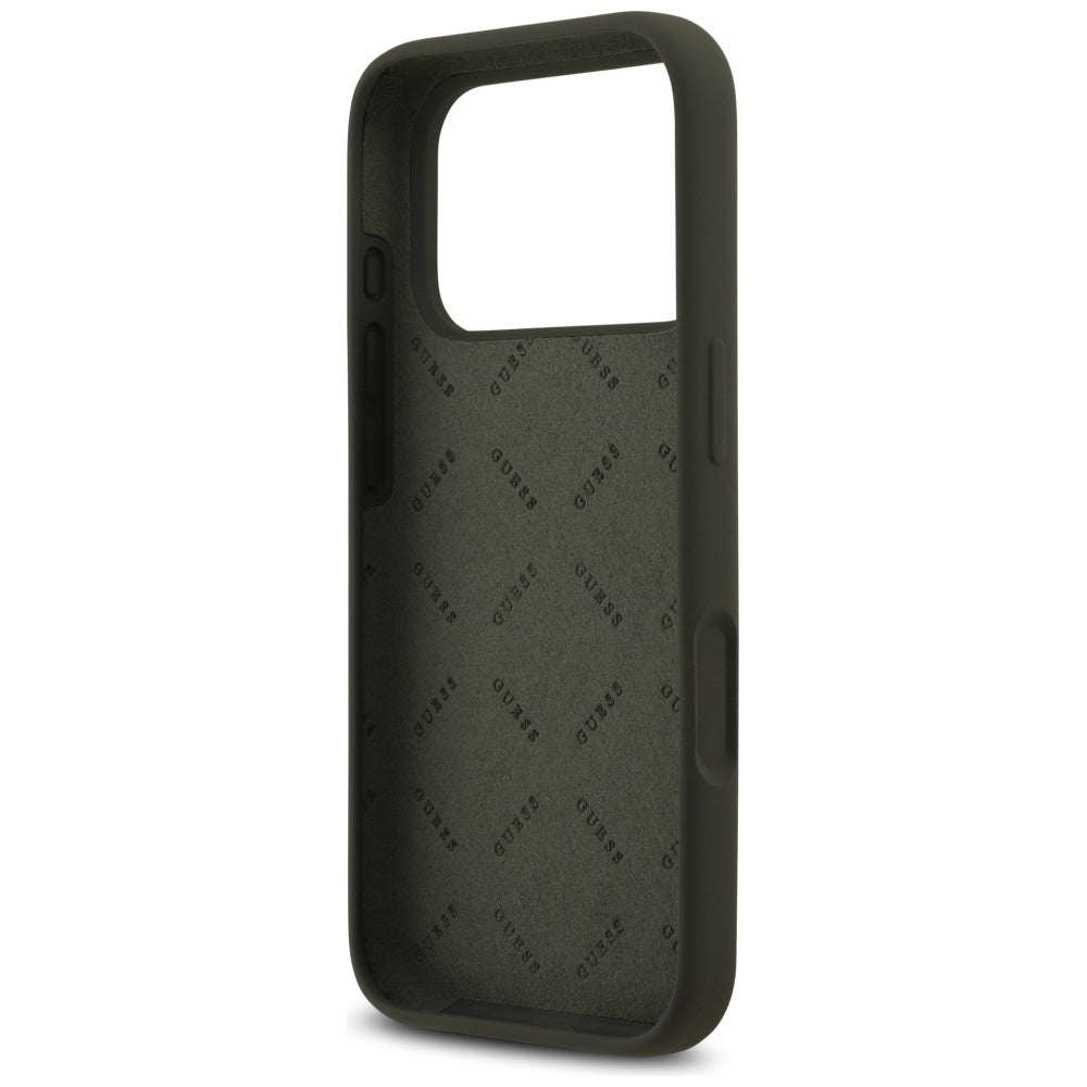 Guess Silicone Big 4G Script Case for iPhone 17 Pro - Green_6