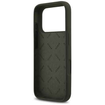 Guess Silicone Big 4G Script Case for iPhone 17 Pro Max - Green_6