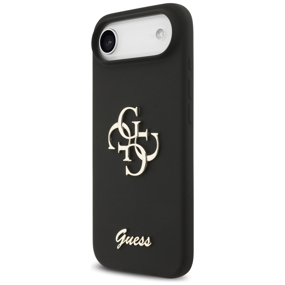 Guess Silicone Big 4G Script case for iPhone Air - black_1