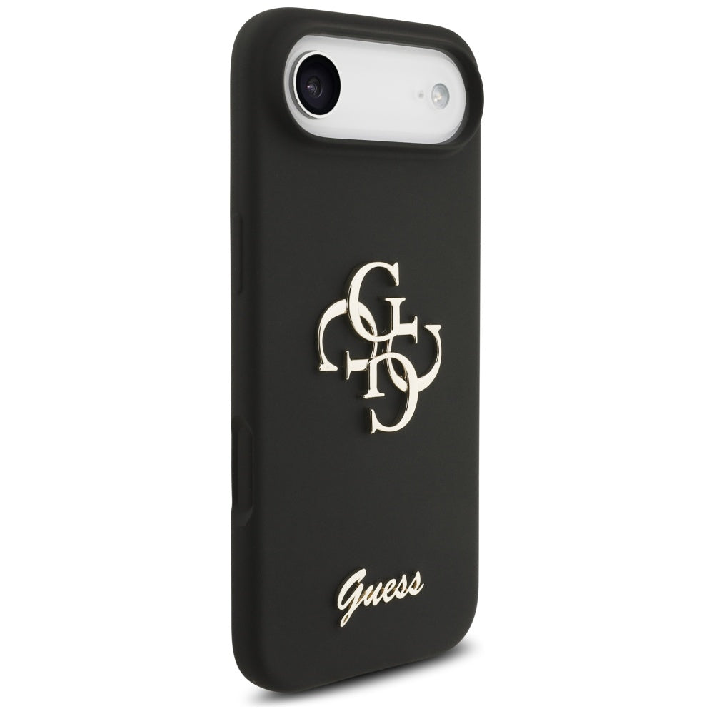 Guess Silicone Big 4G Script case for iPhone Air - black_3