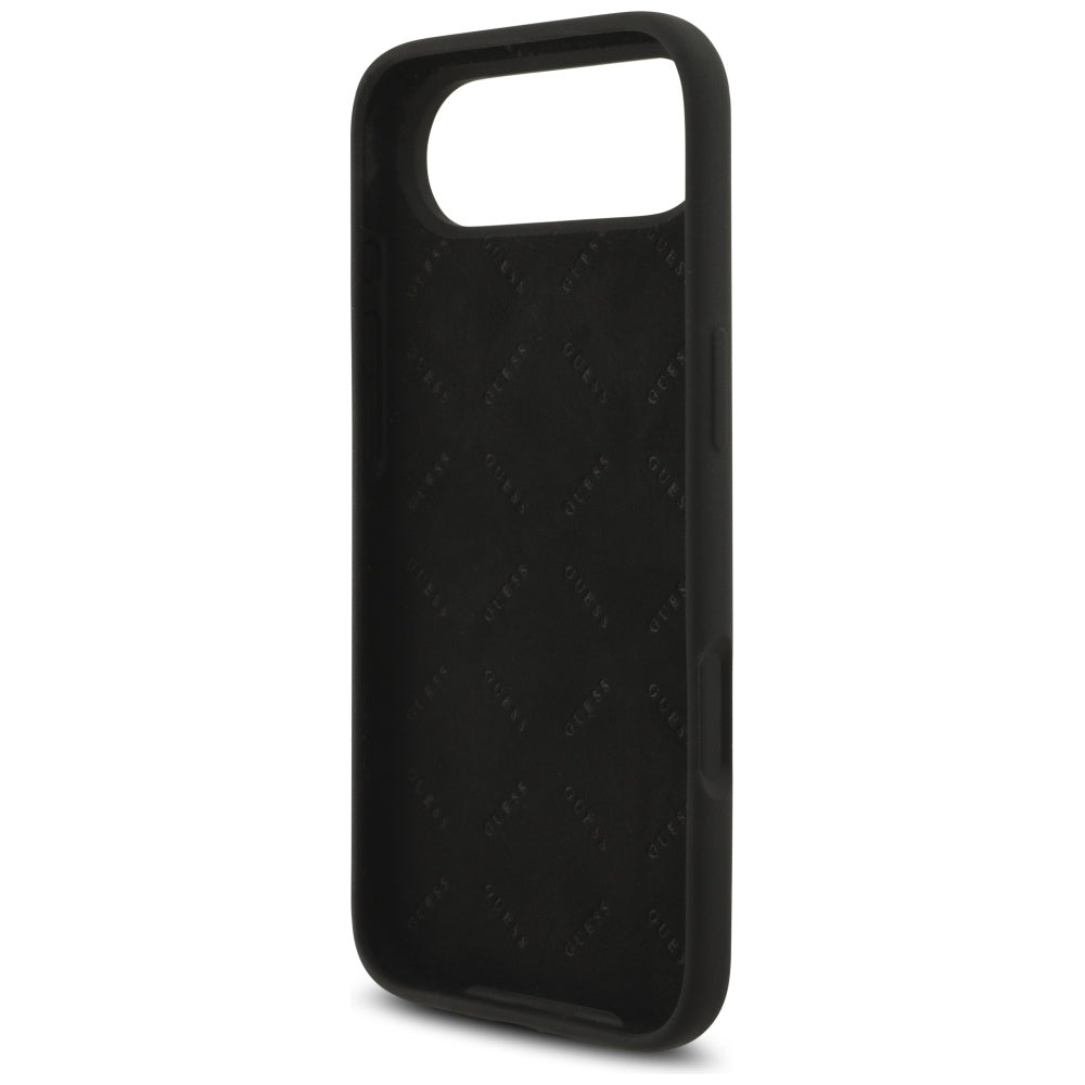 Guess Silicone Big 4G Script case for iPhone Air - black_6