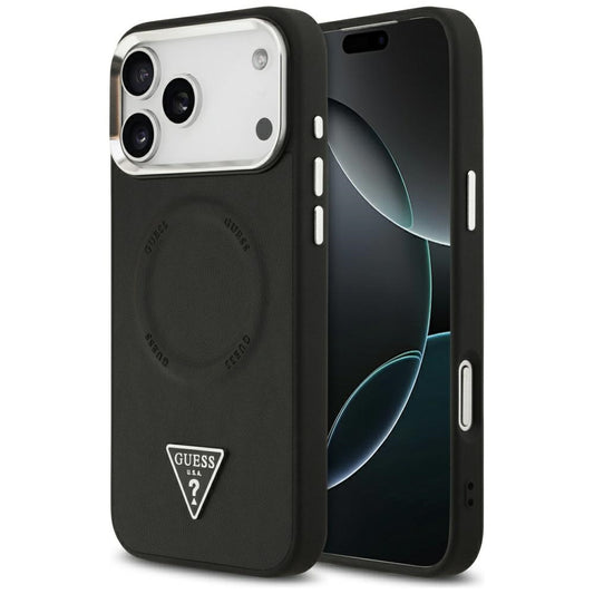 Guess Triangle Logo MagSafe case for iPhone 17 Pro - black_0