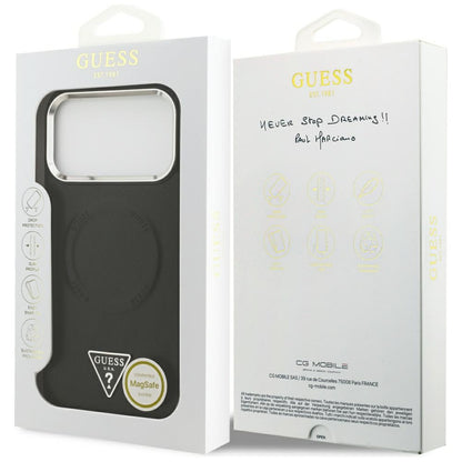 Guess Triangle Logo MagSafe case for iPhone 17 Pro - black_7