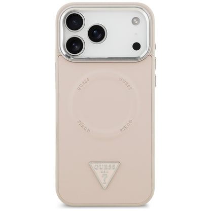 Guess Triangle Logo MagSafe Case for iPhone 17 Pro Max - Pink_2