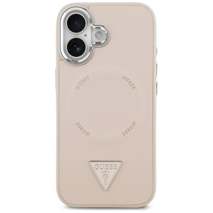Guess Triangle Logo MagSafe case for iPhone 17 - pink_2
