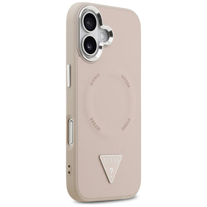 Guess Triangle Logo MagSafe case for iPhone 17 - pink_3