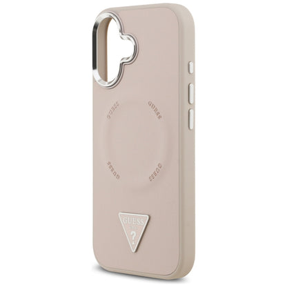 Guess Triangle Logo MagSafe case for iPhone 17 - pink_5