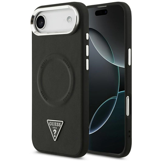 Guess Triangle Logo MagSafe Case for iPhone Air - Black_0