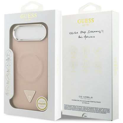 Guess Triangle Logo MagSafe Case for iPhone Air - Pink_7