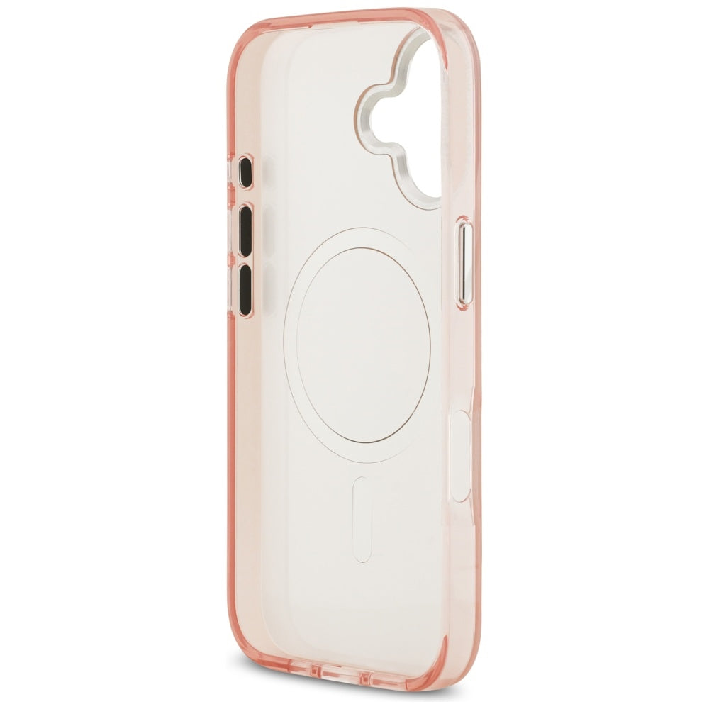 Karl Lagerfeld IML Aquarelle Choupette &amp; Logo MagSafe iPhone 17 Case - Pink_6