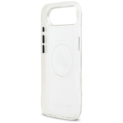 Karl Lagerfeld IML Glitter Karl&amp;Choupette Heads Logo MagSafe Case for iPhone Air - Gray_6