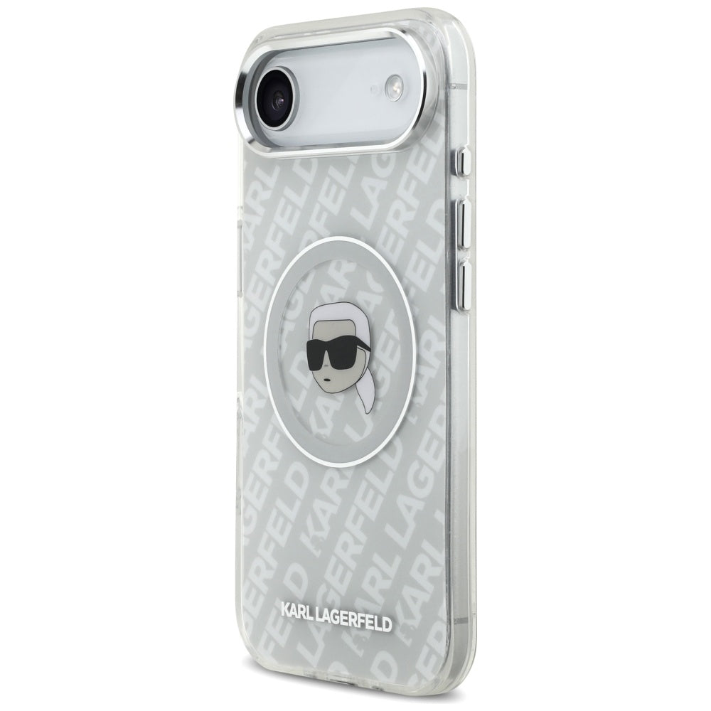 Karl Lagerfeld IML Karl Head Logo MagSafe iPhone Air Case - Gray_1