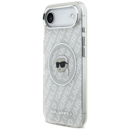 Karl Lagerfeld IML Karl Head Logo MagSafe iPhone Air Case - Gray_1