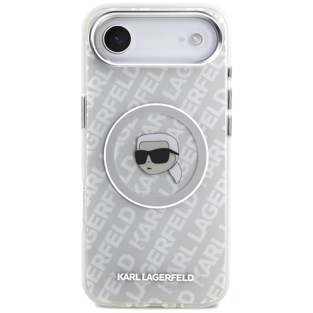 Karl Lagerfeld IML Karl Head Logo MagSafe iPhone Air Case - Gray_2