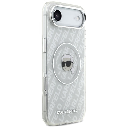 Karl Lagerfeld IML Karl Head Logo MagSafe iPhone Air Case - Gray_3