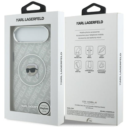 Karl Lagerfeld IML Karl Head Logo MagSafe iPhone Air Case - Gray_7