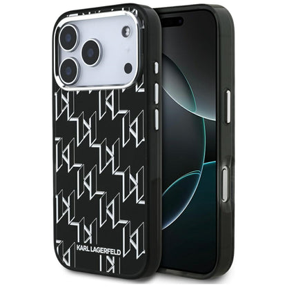 Karl Lagerfeld IML KL Monogram MagSafe Case for iPhone 17 Pro - Black_0