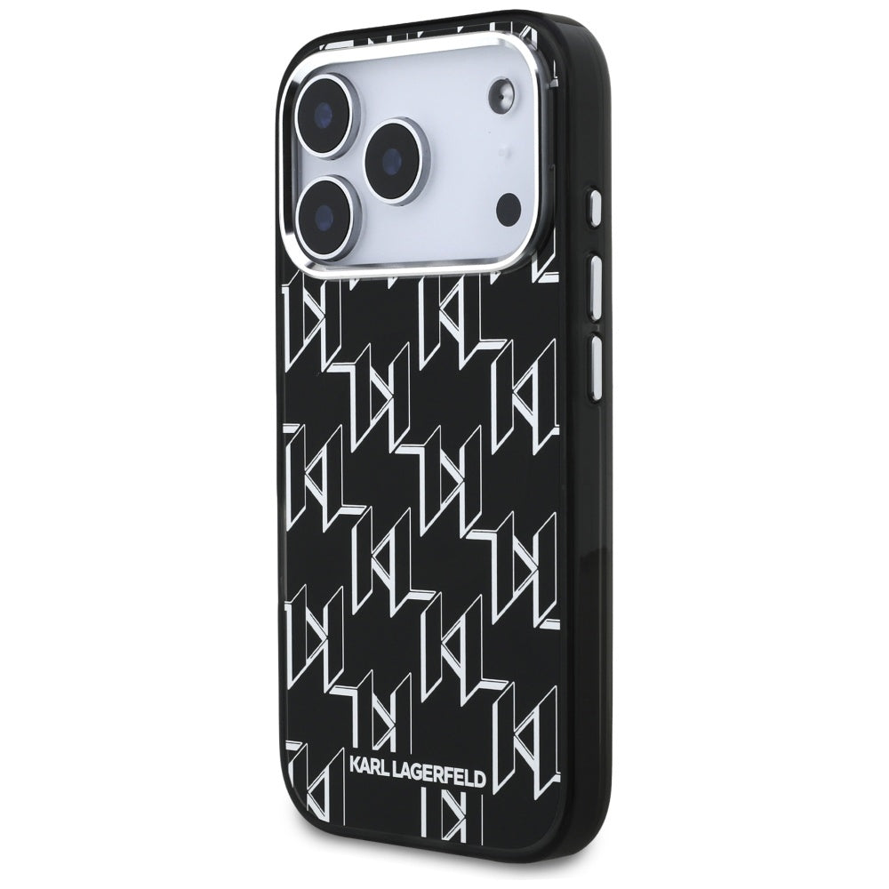 Karl Lagerfeld IML KL Monogram MagSafe Case for iPhone 17 Pro - Black_1