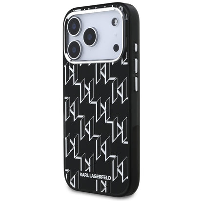Karl Lagerfeld IML KL Monogram MagSafe Case for iPhone 17 Pro - Black_1