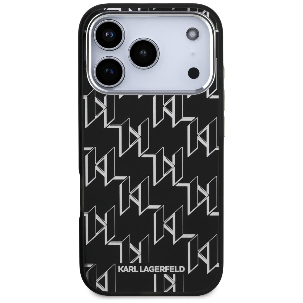 Karl Lagerfeld IML KL Monogram MagSafe Case for iPhone 17 Pro - Black_2