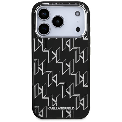 Karl Lagerfeld IML KL Monogram MagSafe Case for iPhone 17 Pro - Black_2