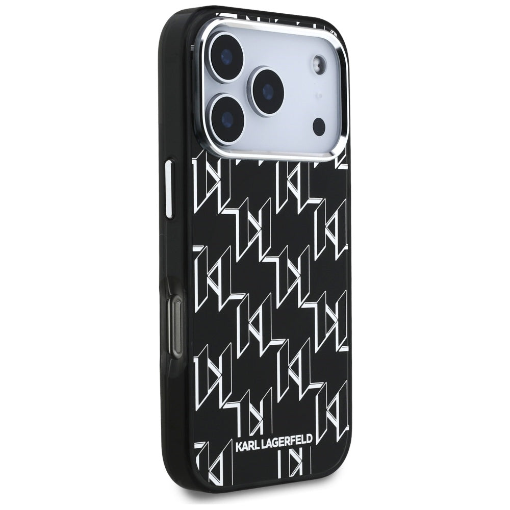Karl Lagerfeld IML KL Monogram MagSafe Case for iPhone 17 Pro - Black_3