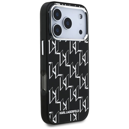 Karl Lagerfeld IML KL Monogram MagSafe Case for iPhone 17 Pro - Black_3